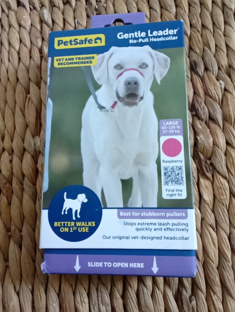 PetSafe Gentle Leader No-Pull Headcollar - Raspberry Pink Size L   (60 -130 Lb)
